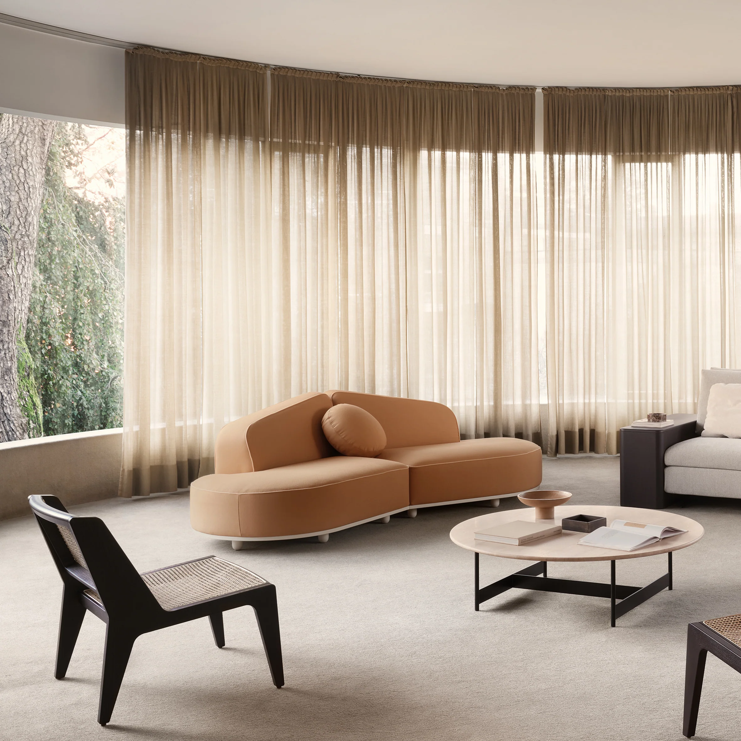 Arcolor Trapezoid Sofa - Image 5