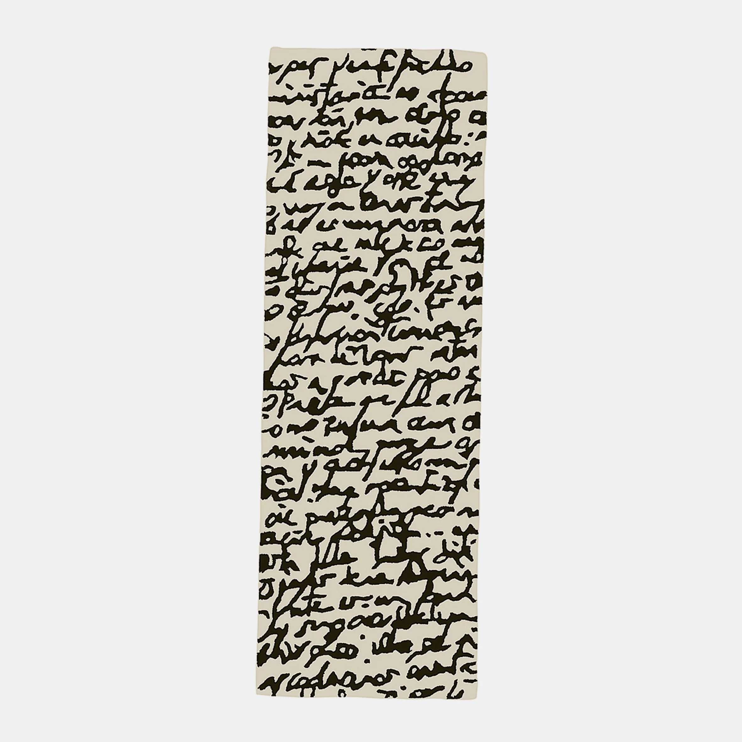 Black on White Rug - Manuscrit - Image 2
