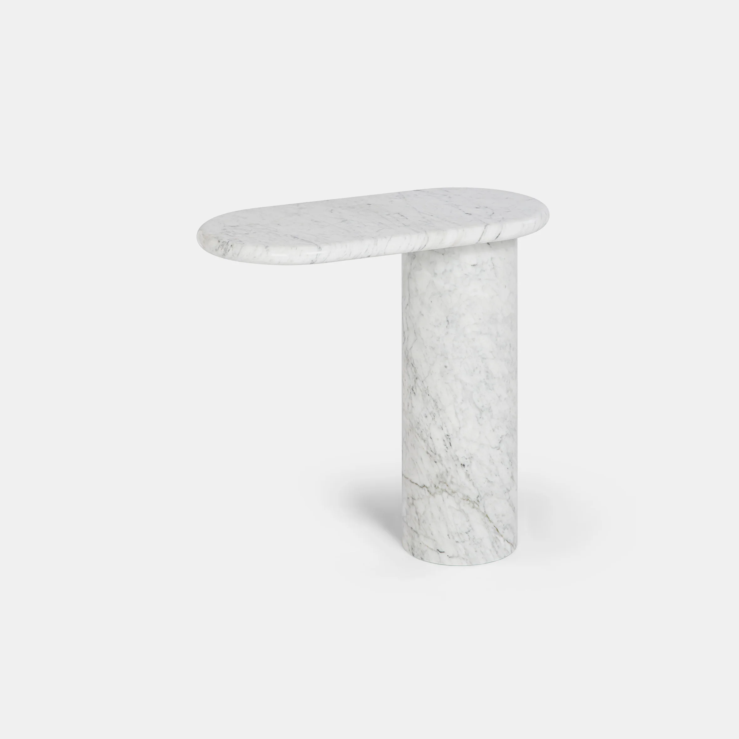 Cantilever Marble Side Table - Image 4