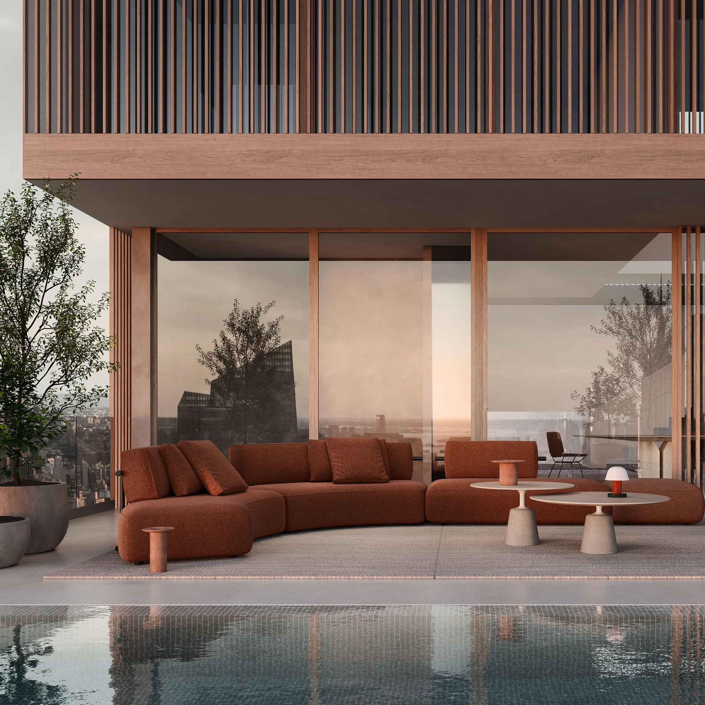 Cosy Curve Outdoor Sofa - Image 11