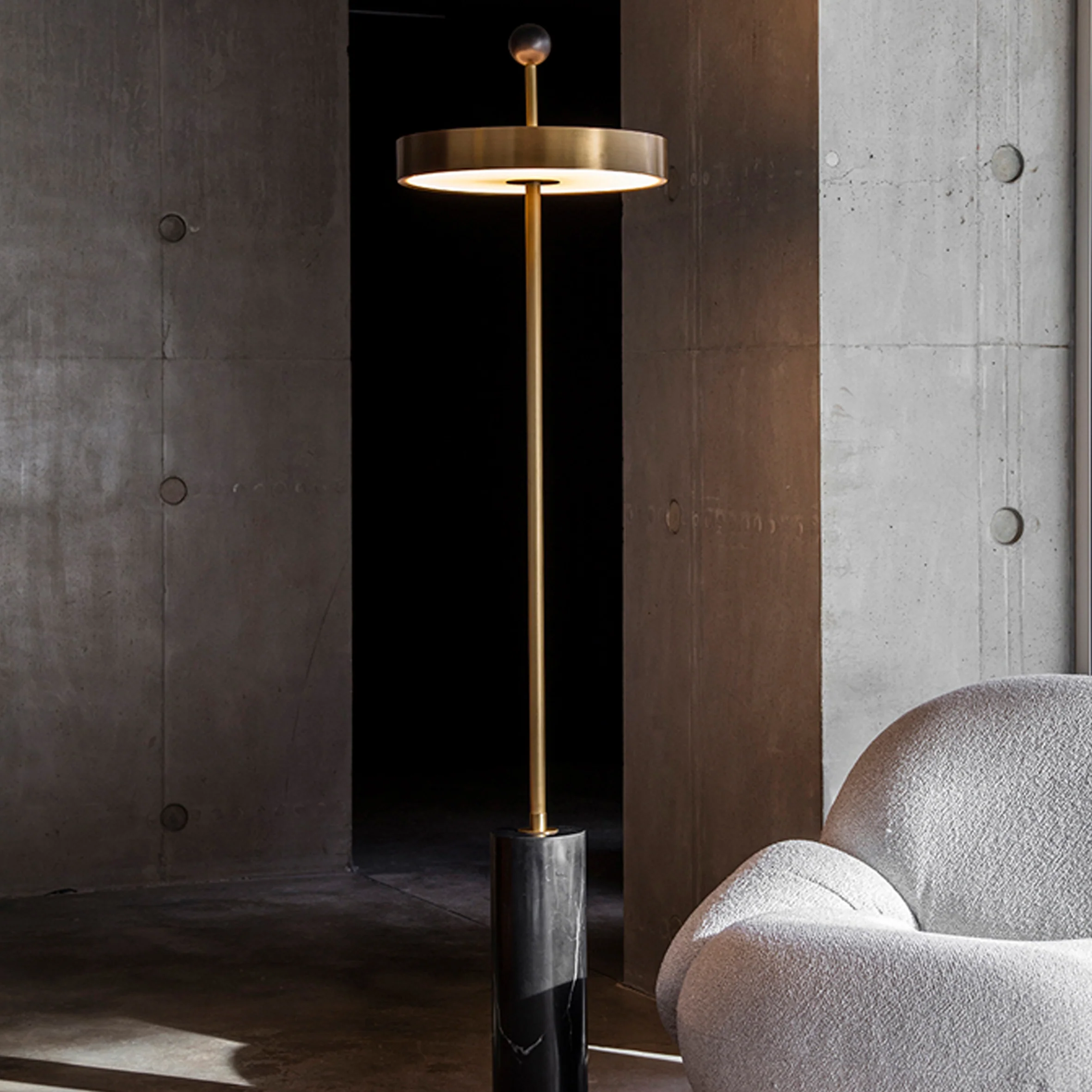 Disc and Ball Floor Lamp - Image 4