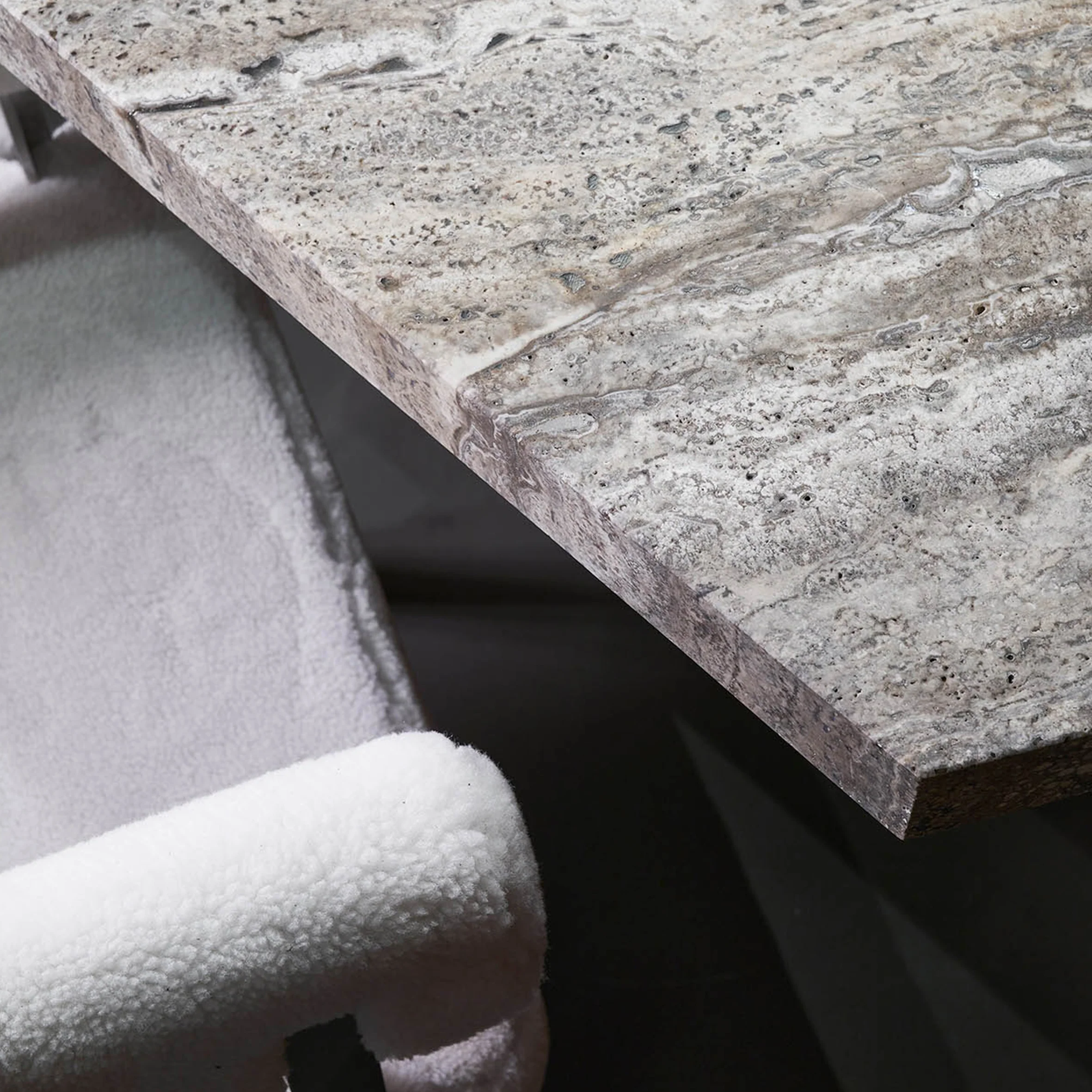 Jupiter Dining Table - Travertine Edition - Image 2