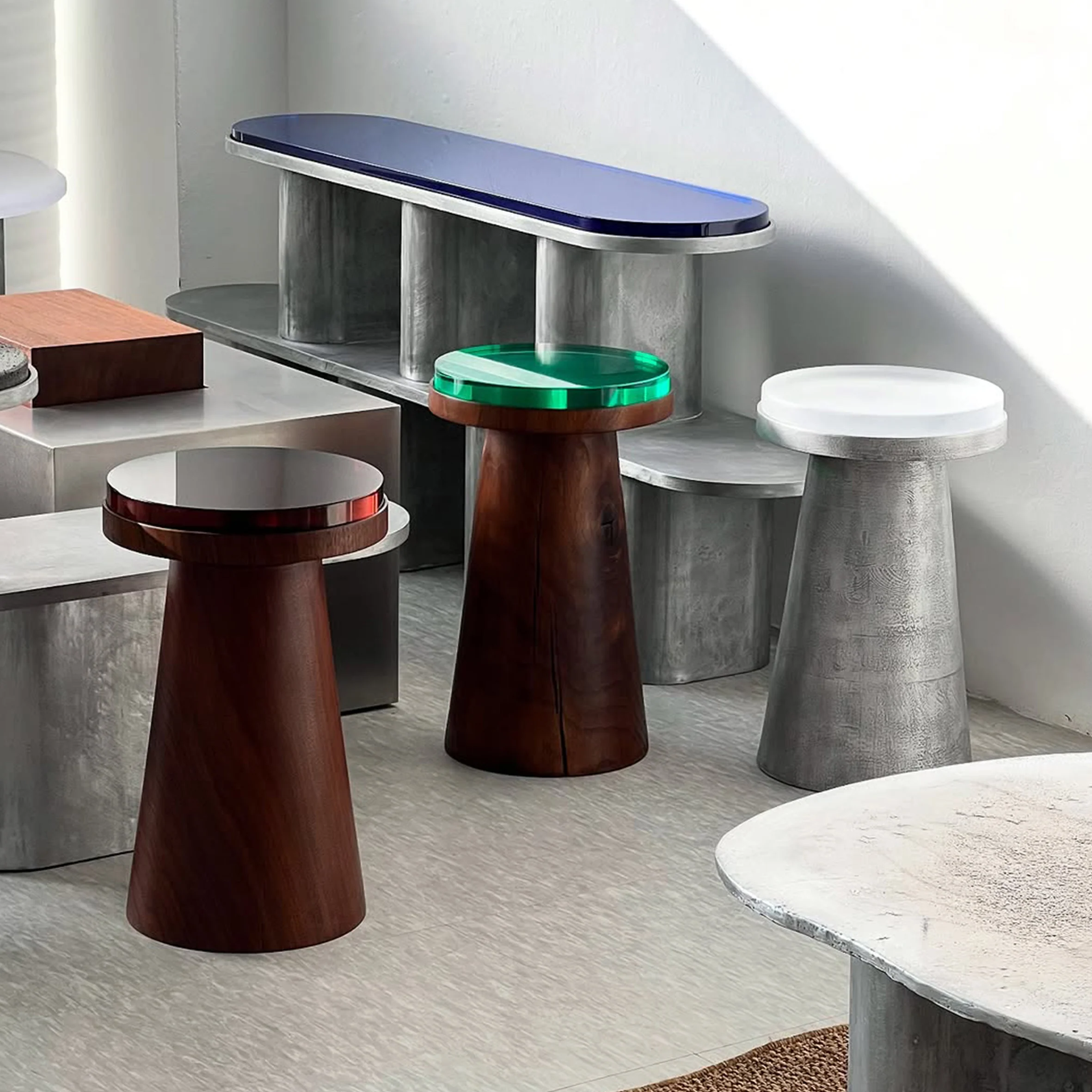 Material Container Stool - Copper - Image 6