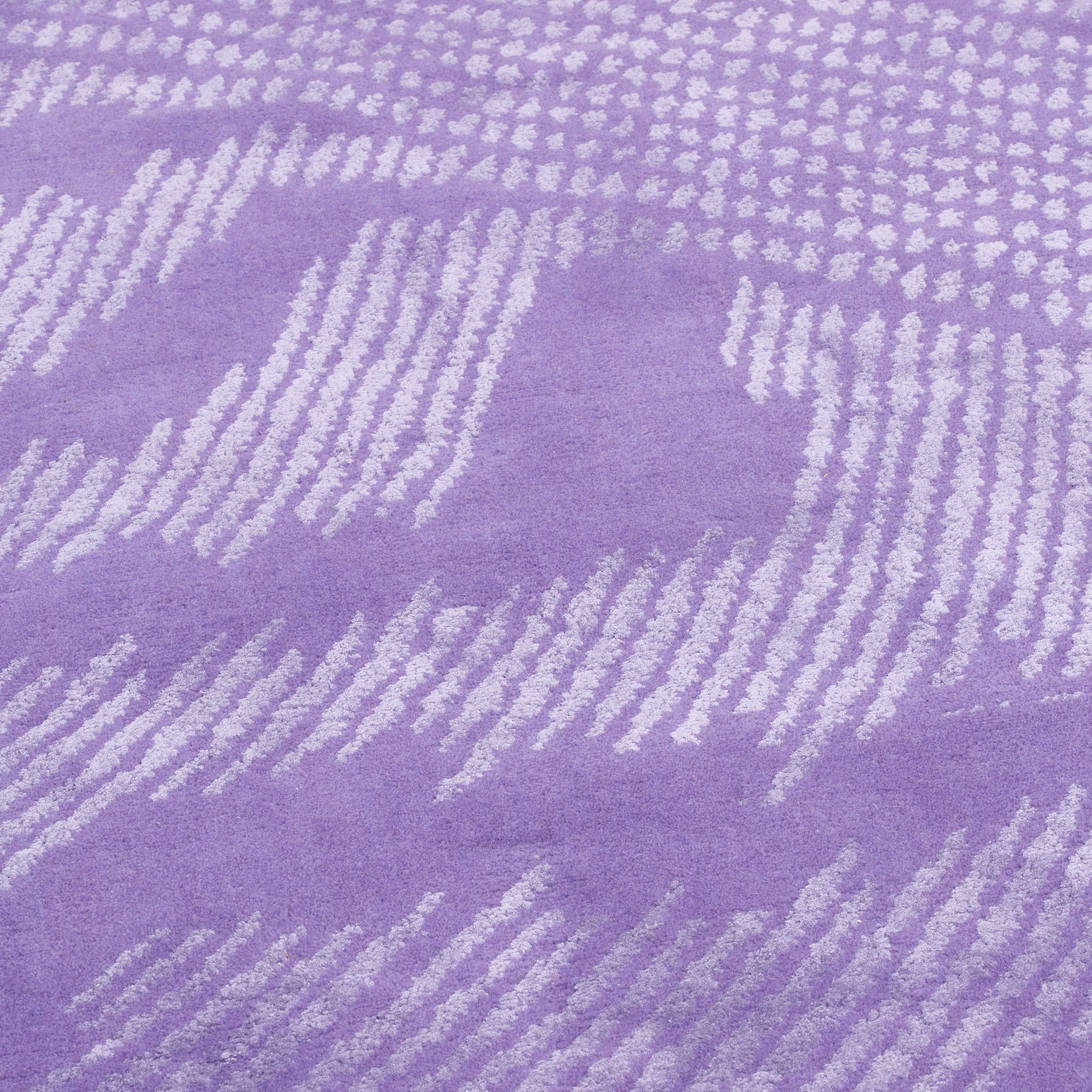 Moiré Zig-Zag Rug - Ex Display - Image 2