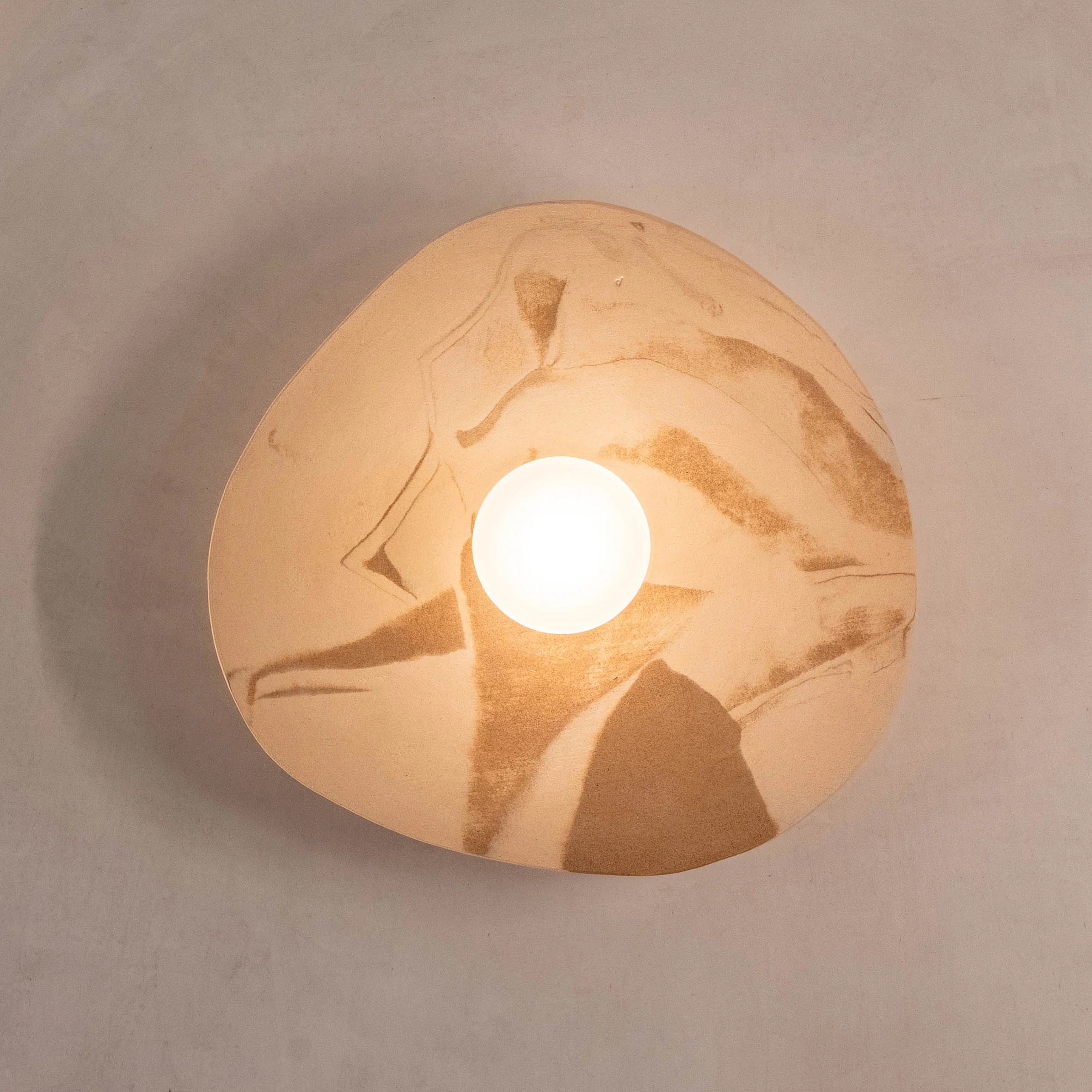 Organic Ceramic Wall Light - Image 5