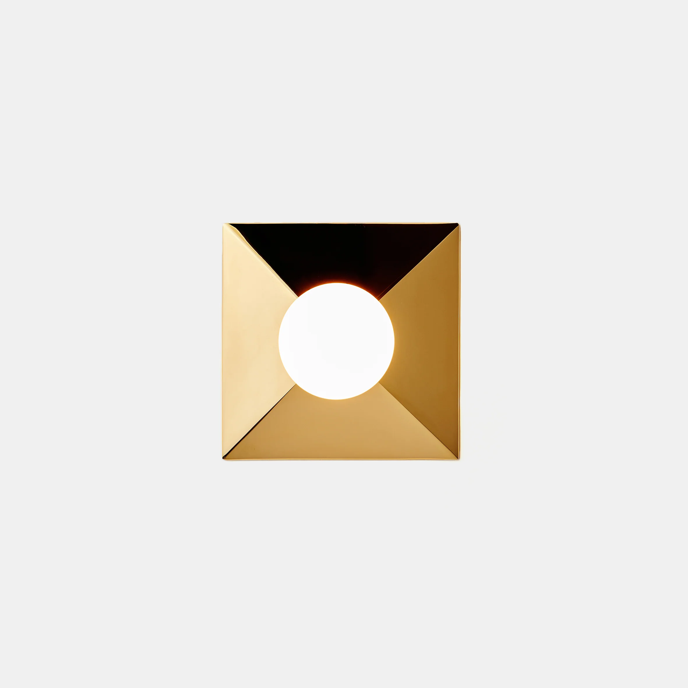 Pyramid Sconce