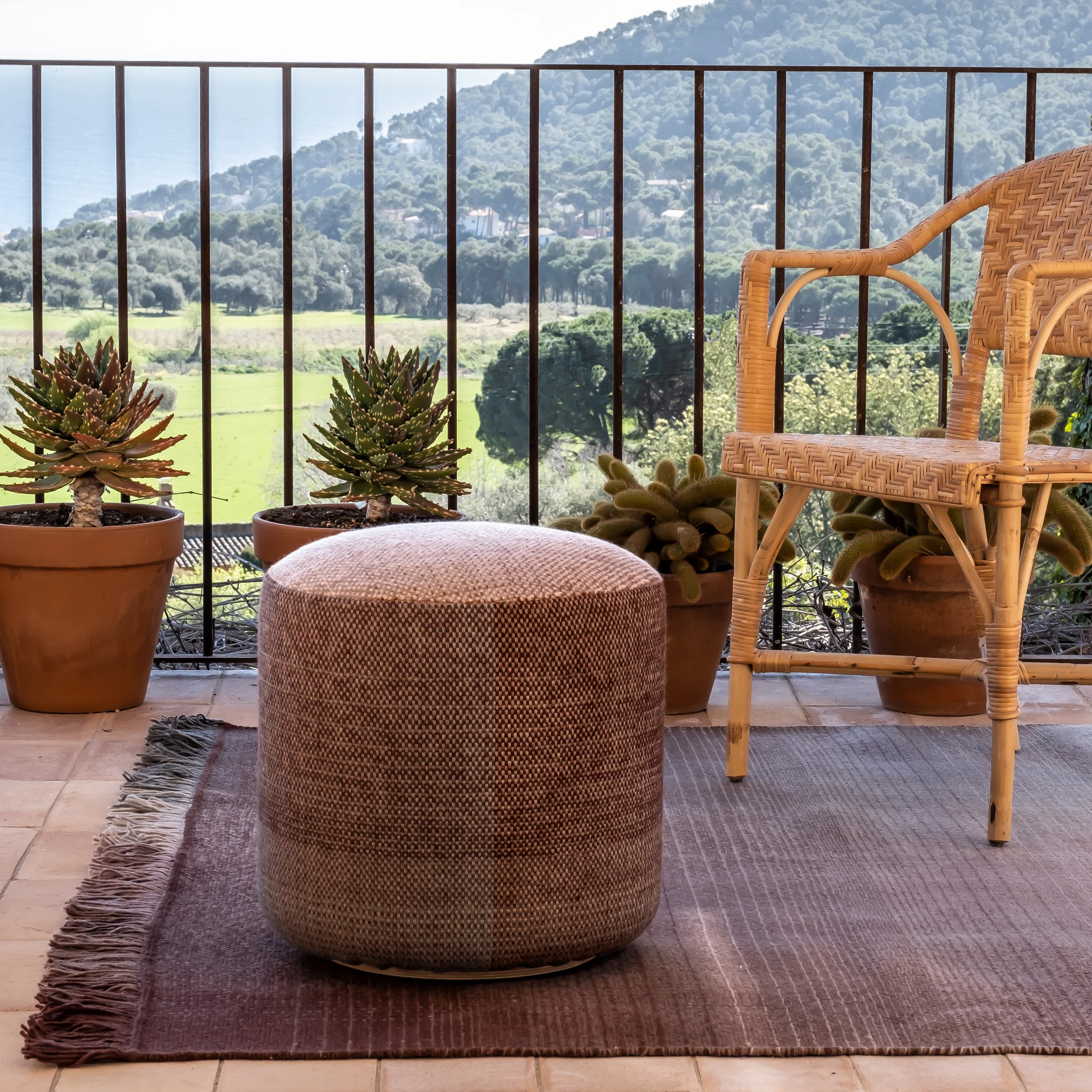 Shade Outdoor Pouf - Image 5