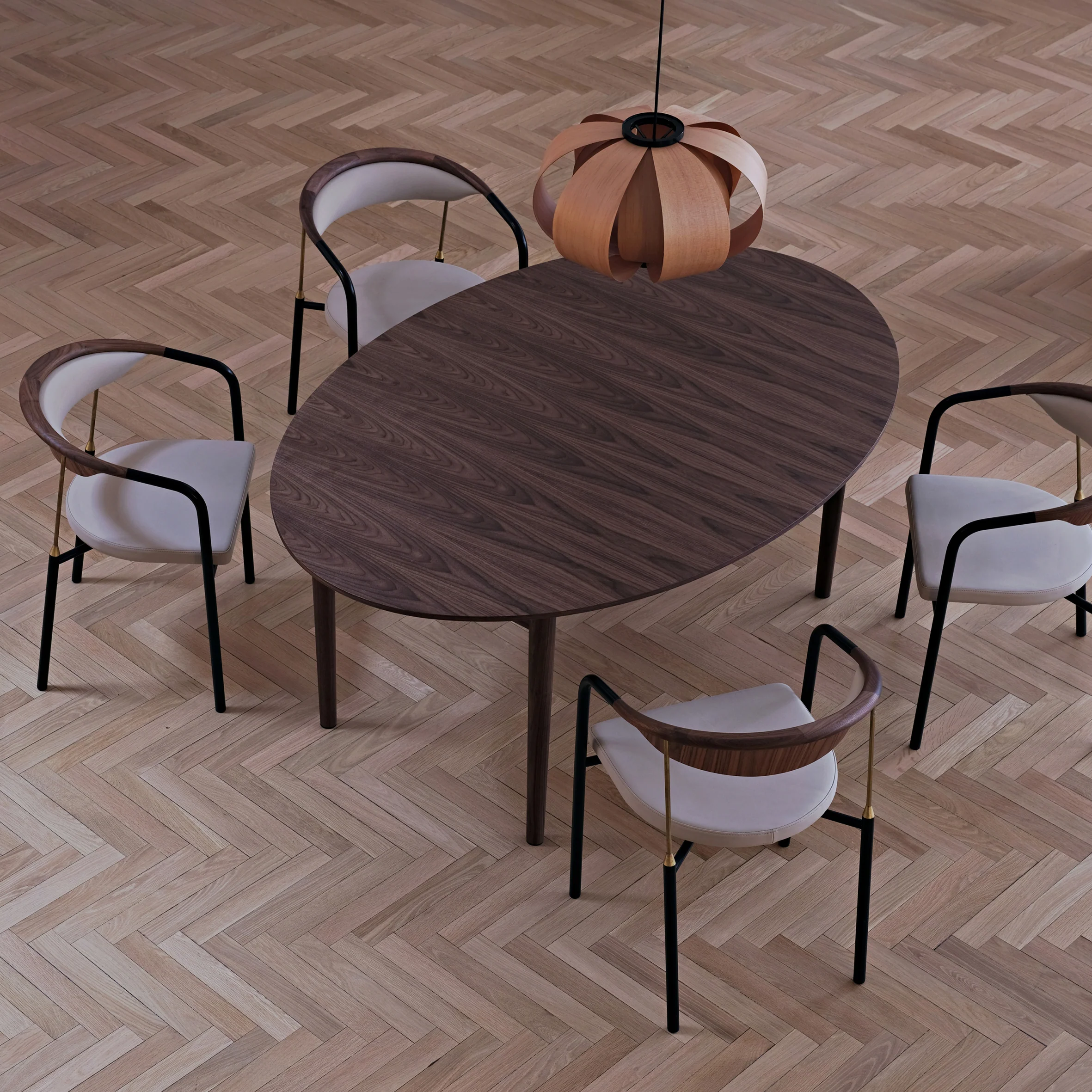 Small Silver Dining Table - Image 6