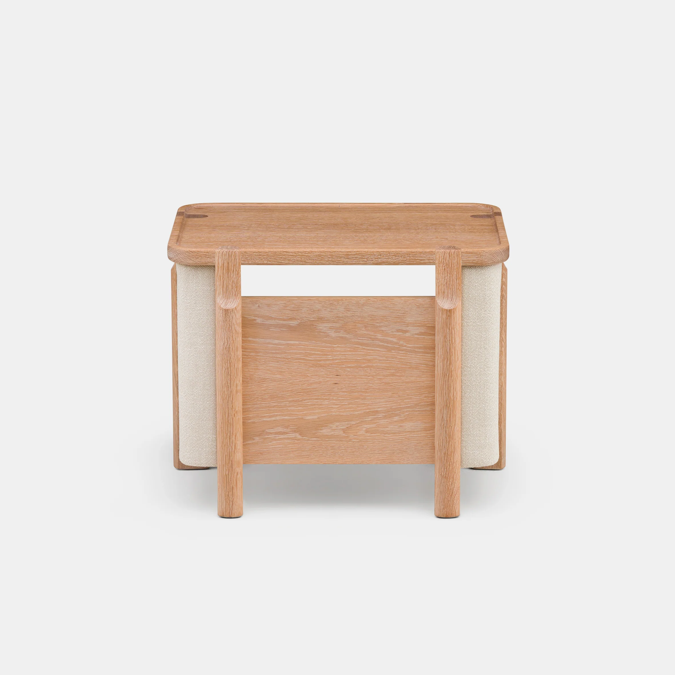 Twenty-Five Upholstered Bedside Table - Image 2