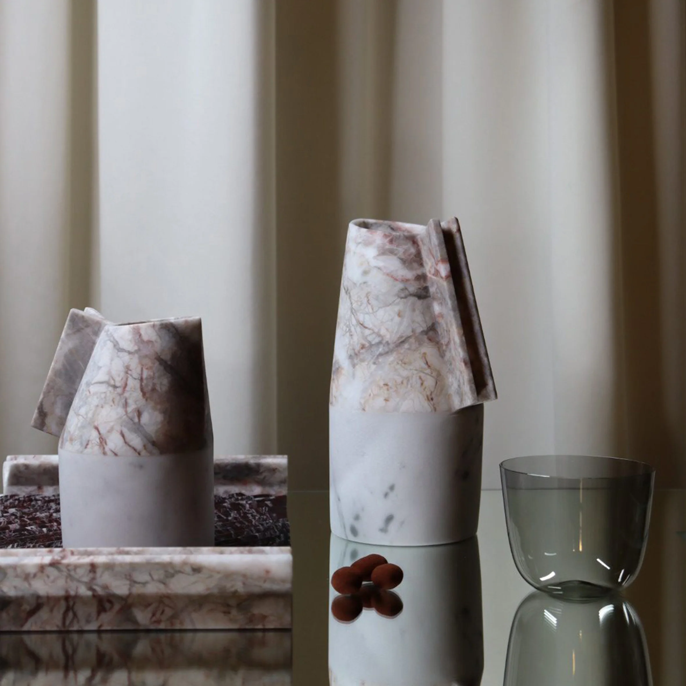 Versi Carafe Small - Fior di Pesco & Carrara - Image 5