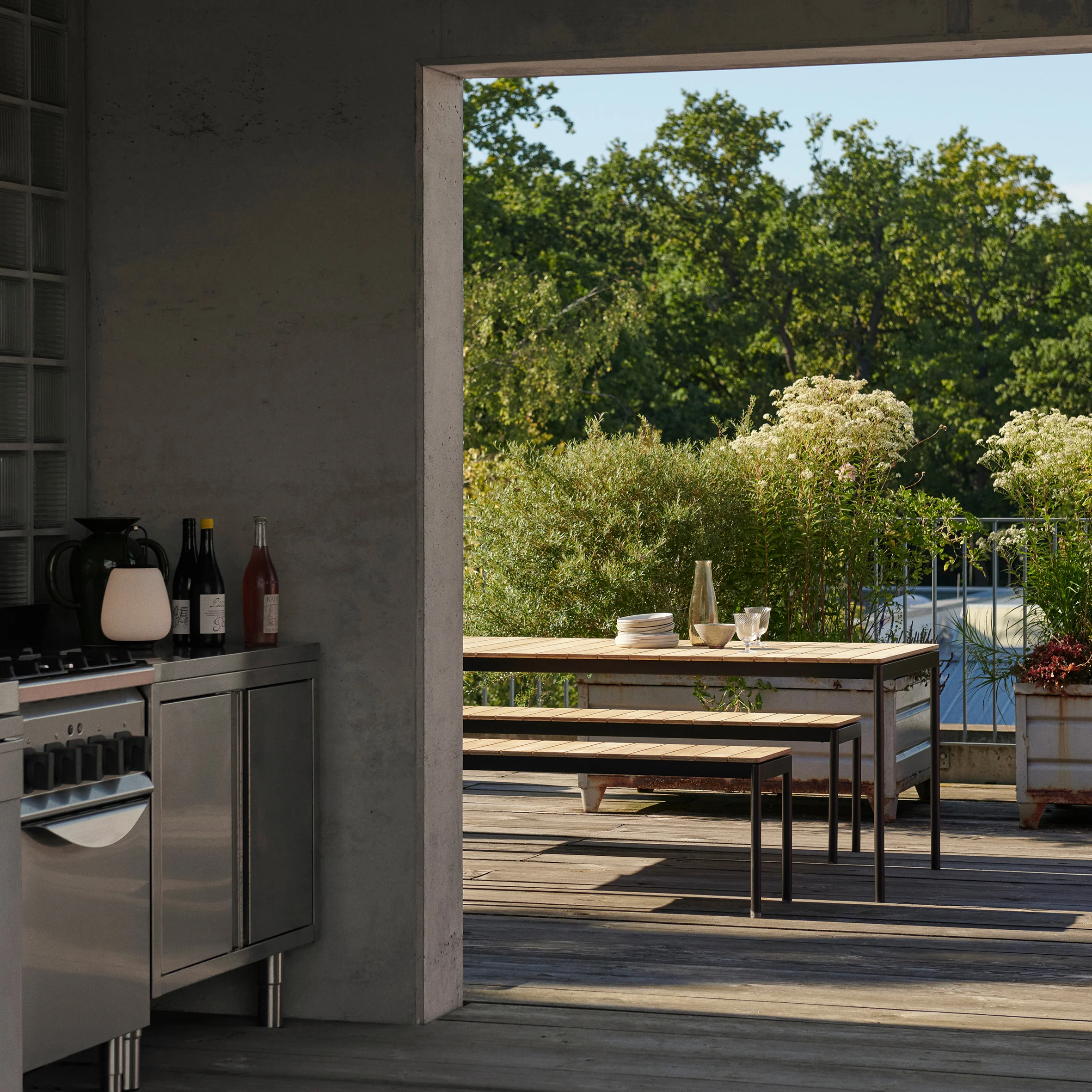 Ville Outdoor Dining Table - Image 10